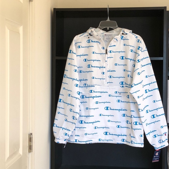 NEW Champion Solid Script Packable Jacket - Picture 3 of 13